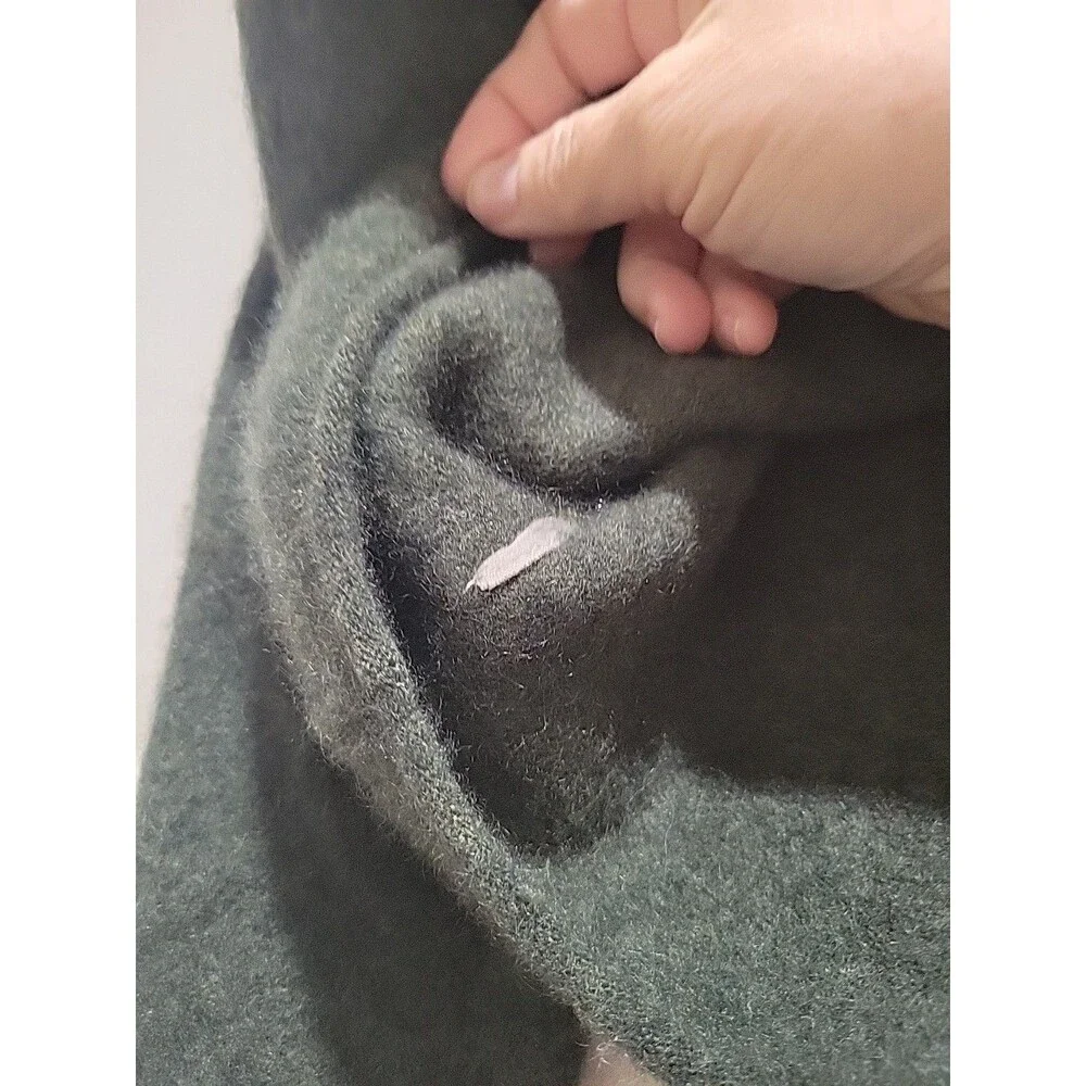Free People 100% Cashmere ? Green Turtleneck Cropped Women Sweater Size XXS/XS - Picture 8 of 15